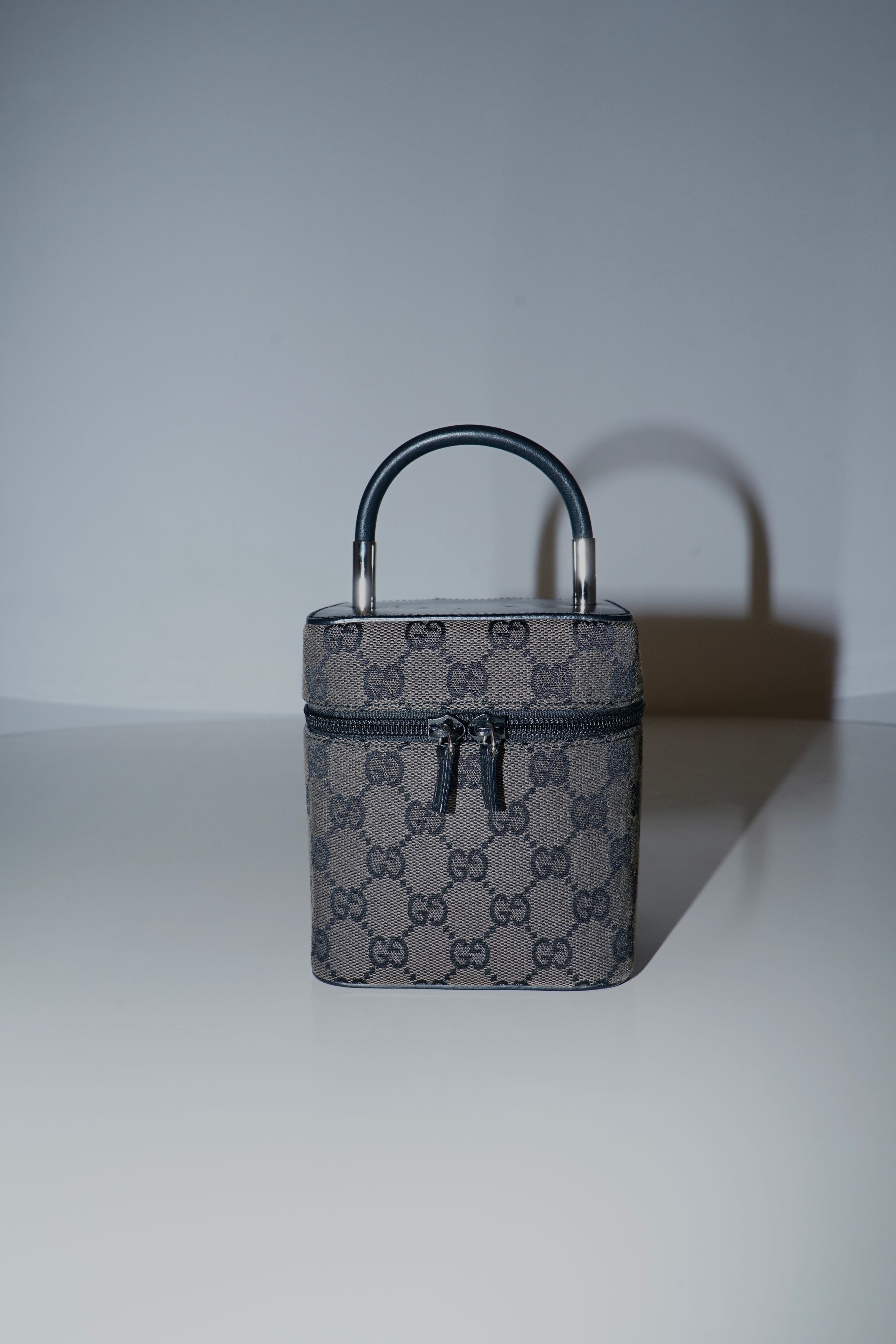 Gucci GG Canva Top Handle Vanity Bag