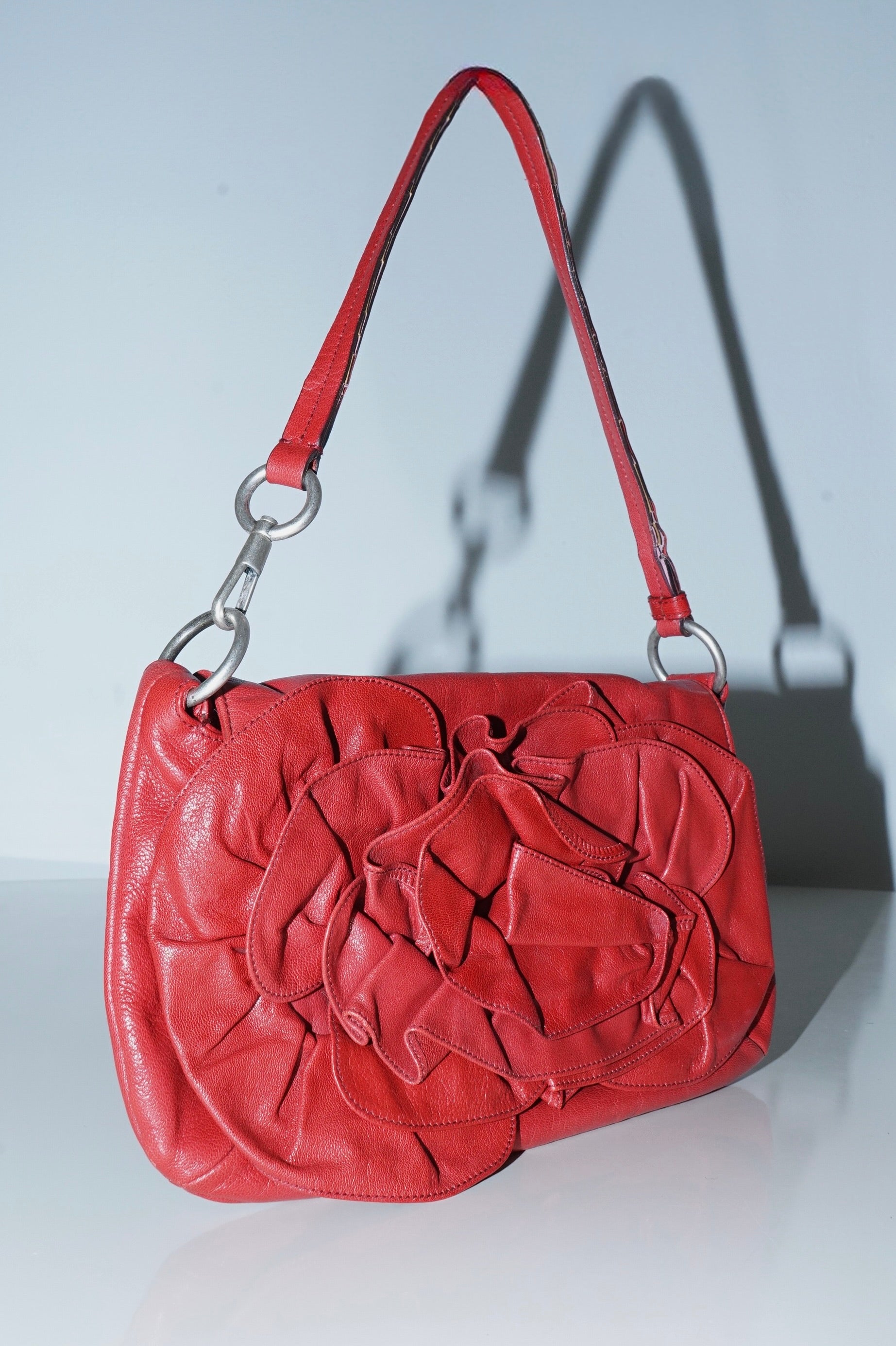 Yves Saint Laurent + Tom Ford SS2003 Nadja Red Leather Bag