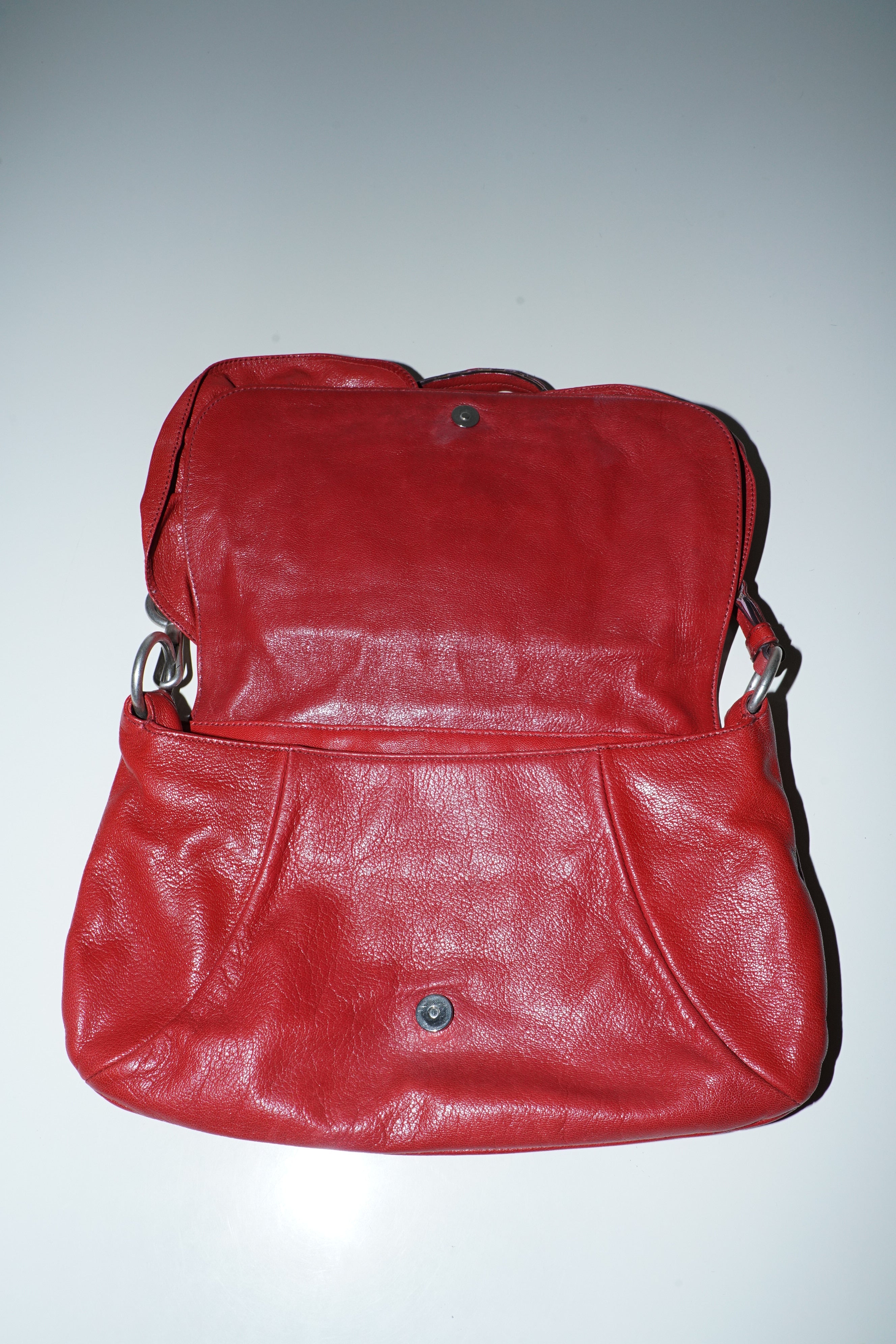 Yves Saint Laurent + Tom Ford SS2003 Nadja Red Leather Bag