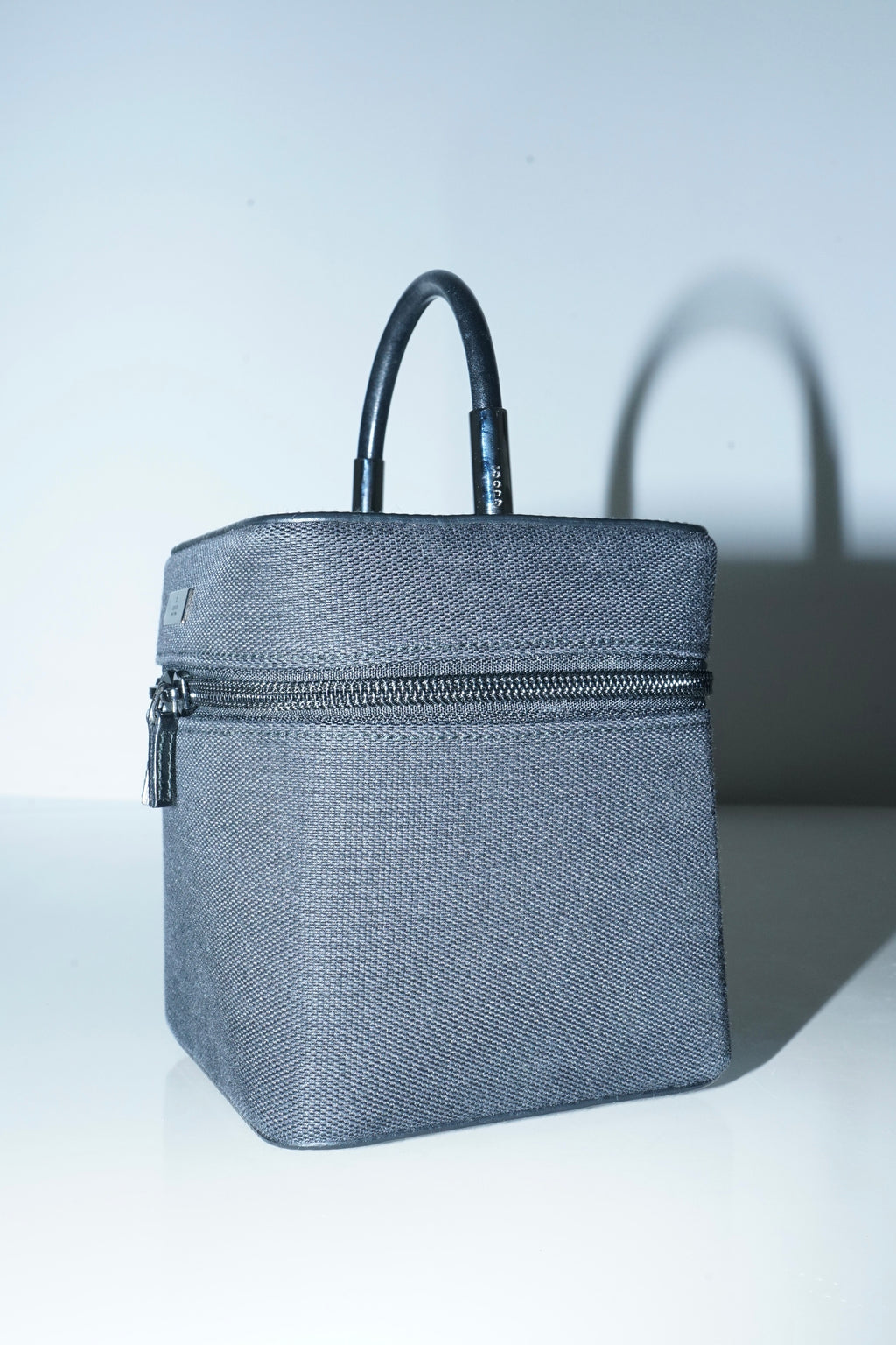 Gucci Black Top Handle Vanity Bag