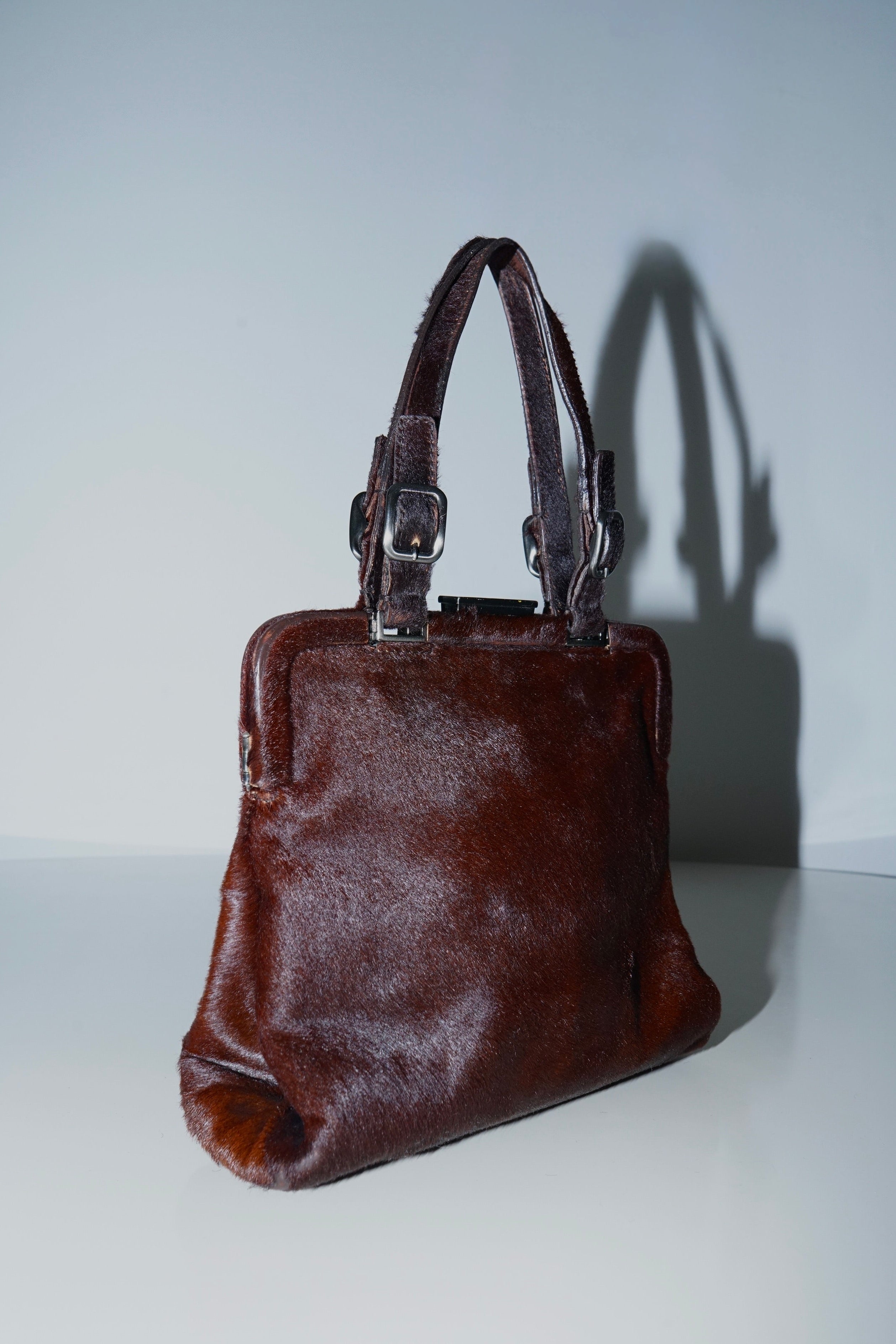 Prada FW1997 Brown Pony Hair Bag