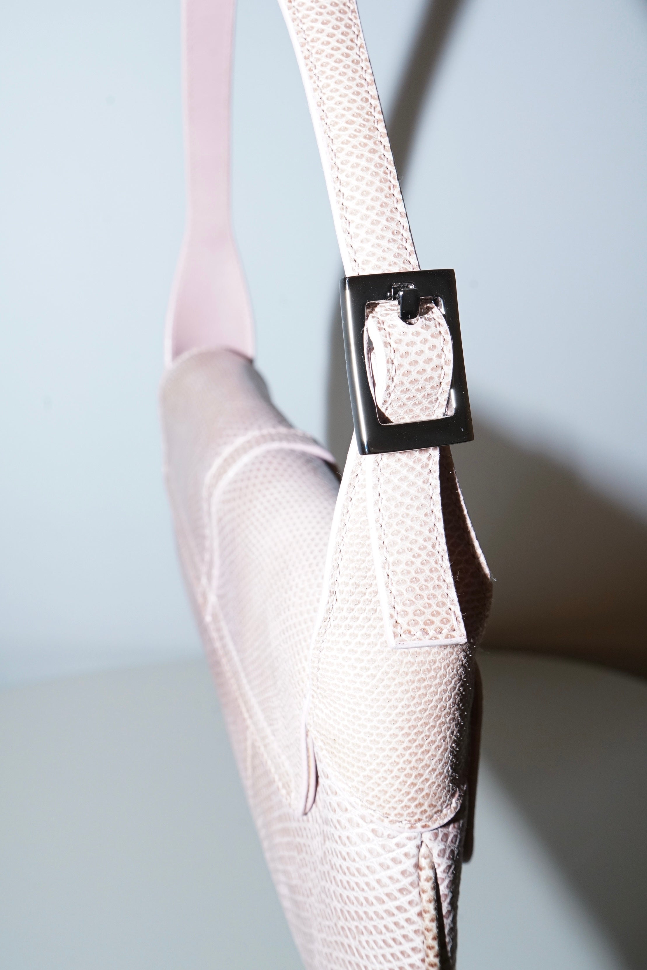 Gucci + Tom Ford Exotic Pink Snakeskin Mini Jackie Bag