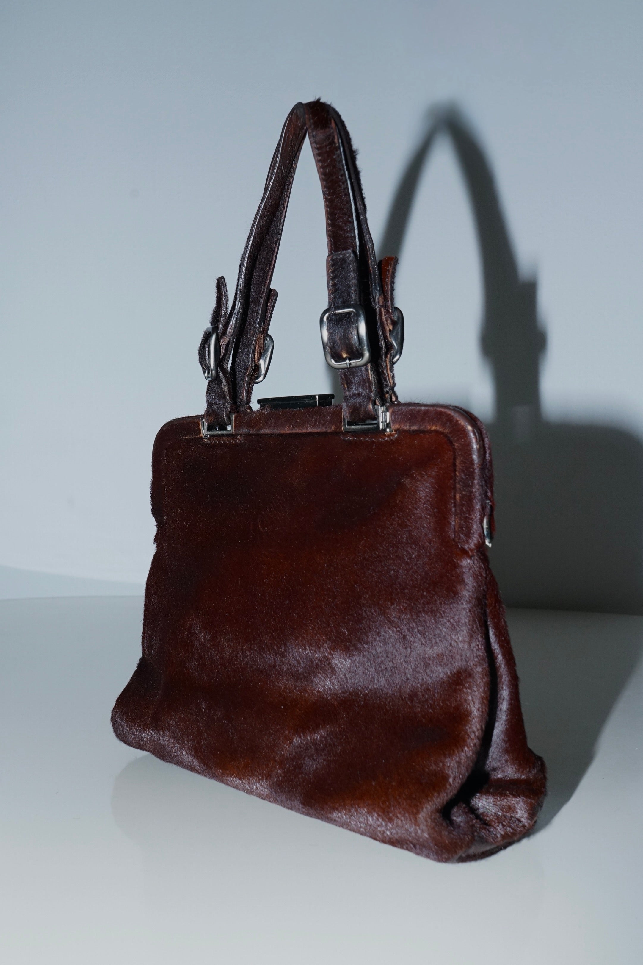 Prada FW1997 Brown Pony Hair Bag