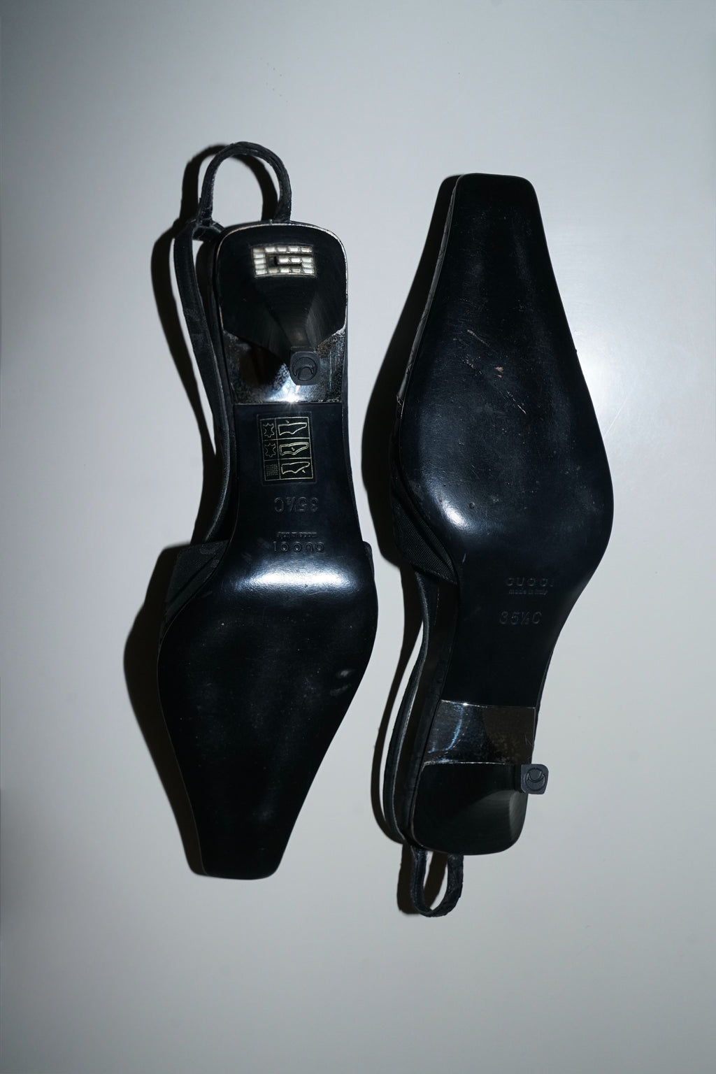 Gucci + Tom Ford SS1998 Slingback G Crystal Heels (35.5)