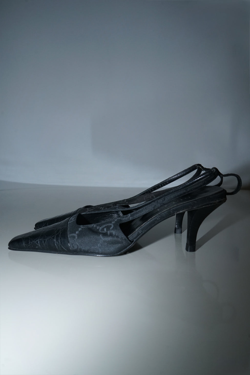Gucci + Tom Ford SS1998 Slingback G Crystal Heels (35.5)