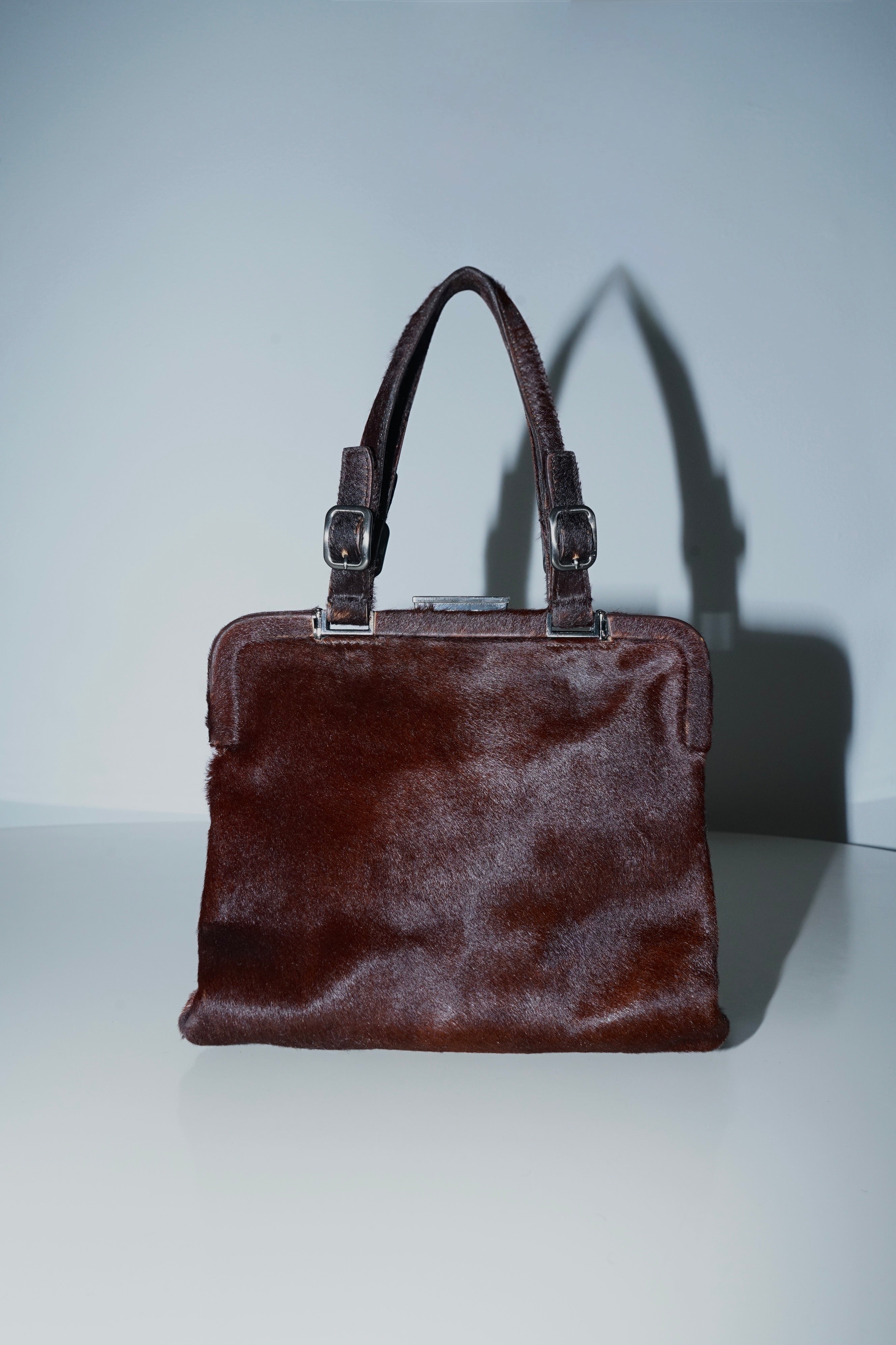 Prada FW1997 Brown Pony Hair Bag