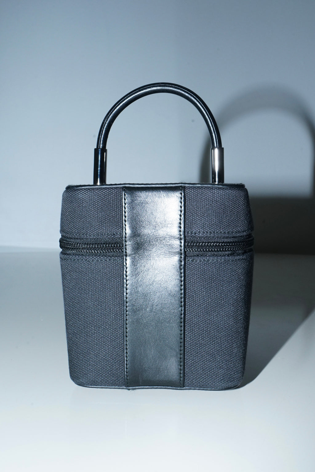 Gucci Black Top Handle Vanity Bag