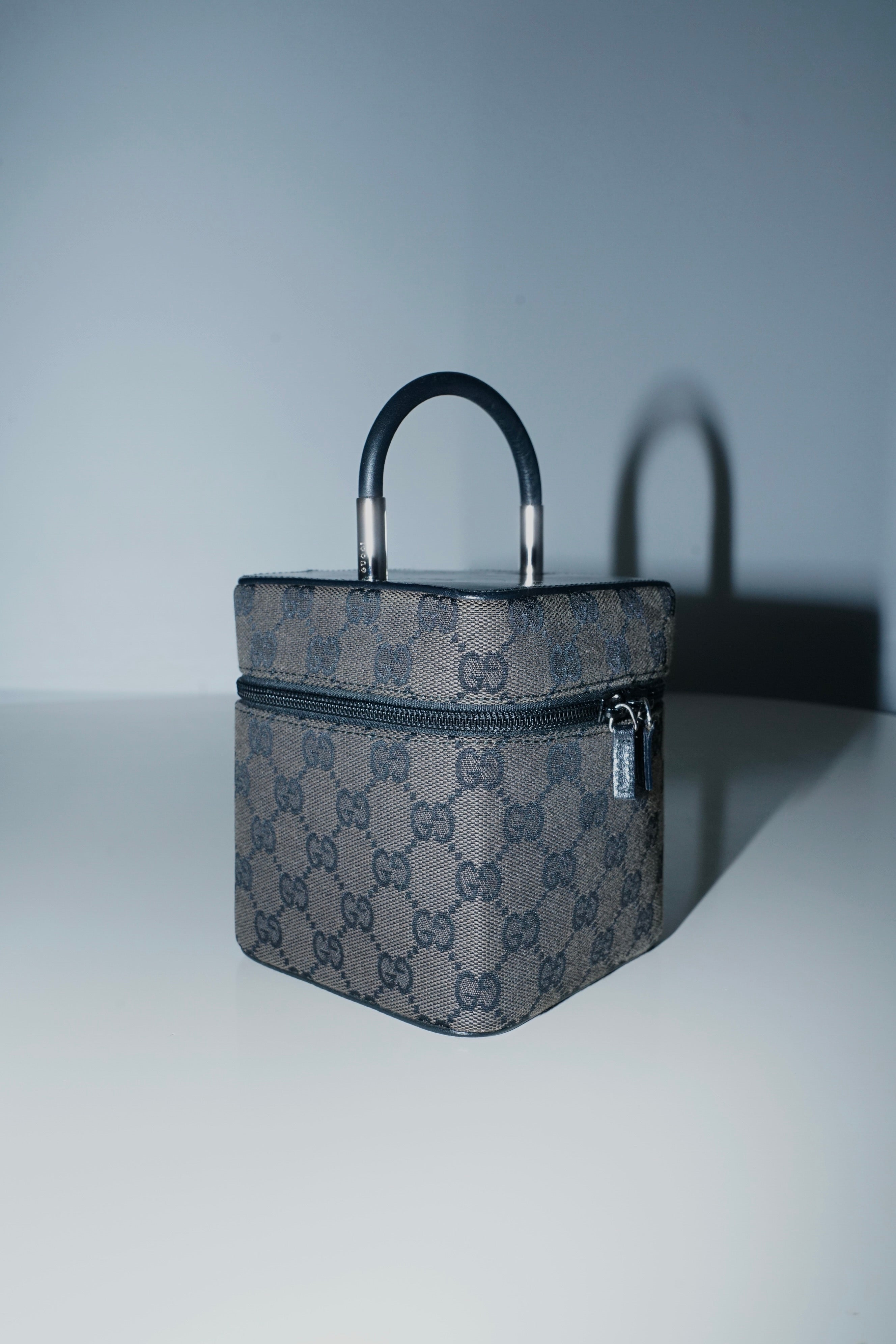 Gucci GG Canva Top Handle Vanity Bag
