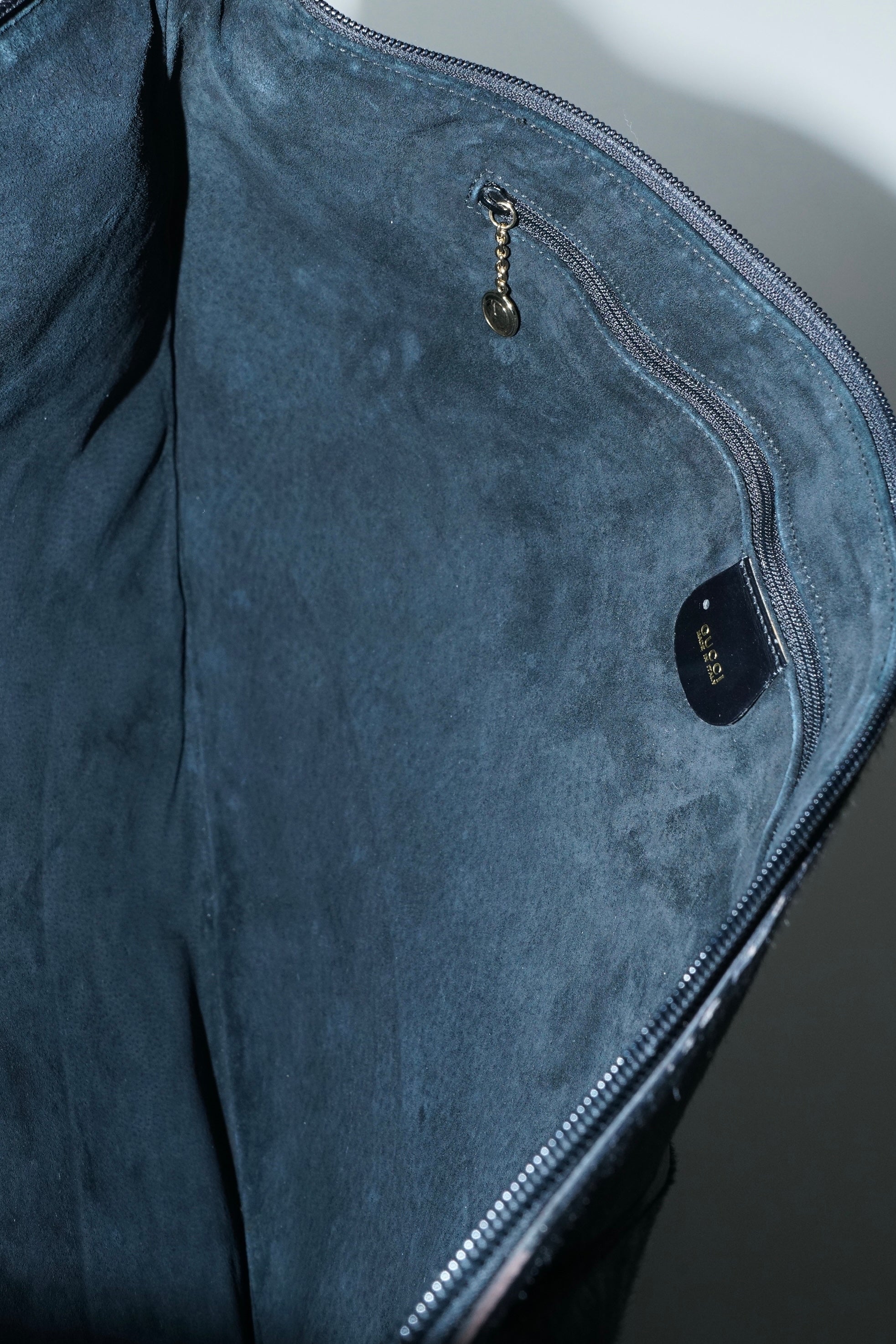 Gucci + Tom Ford FW1996 Black Ponyhair Half Moon Giant Horsebit Bag