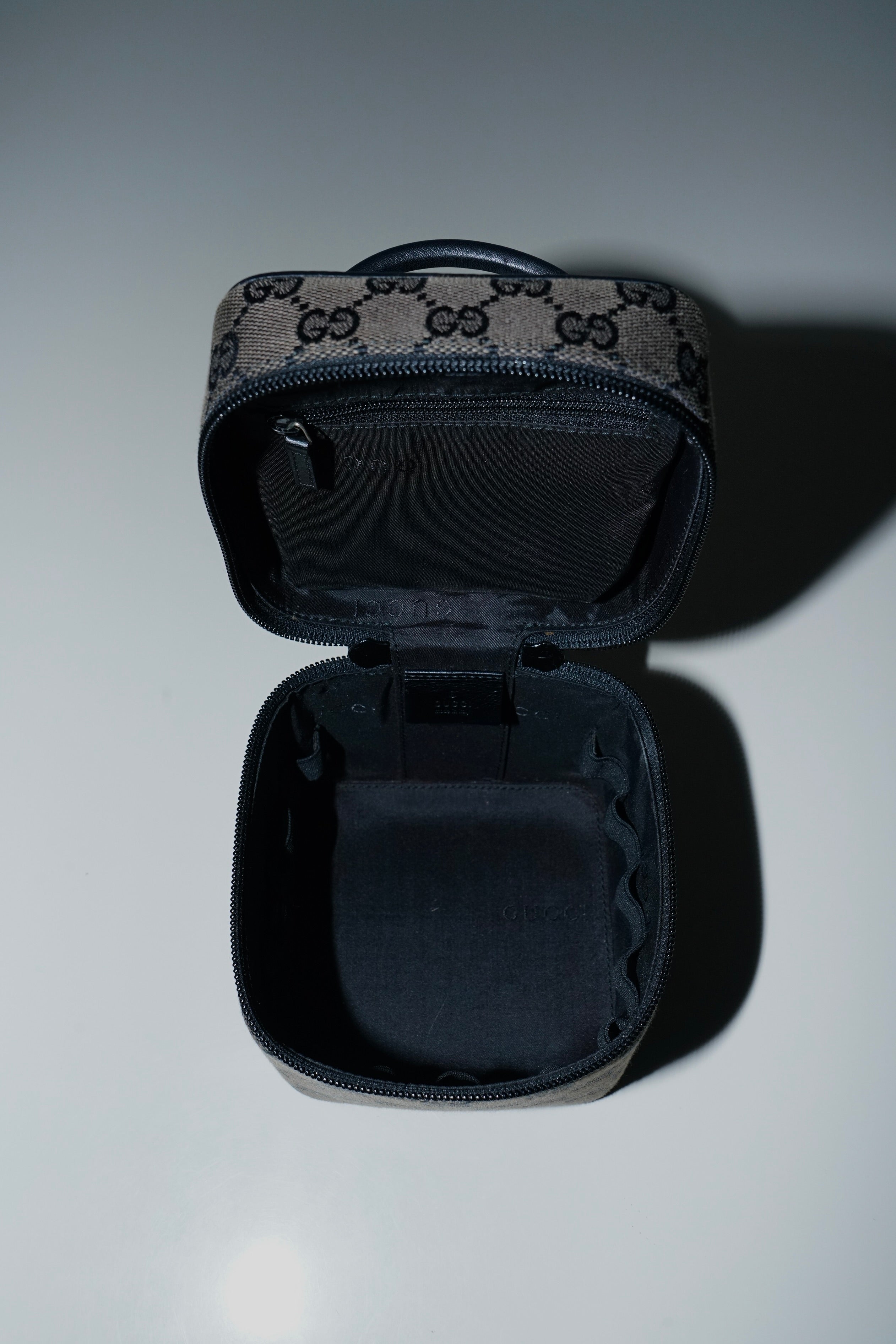 Gucci GG Canva Top Handle Vanity Bag