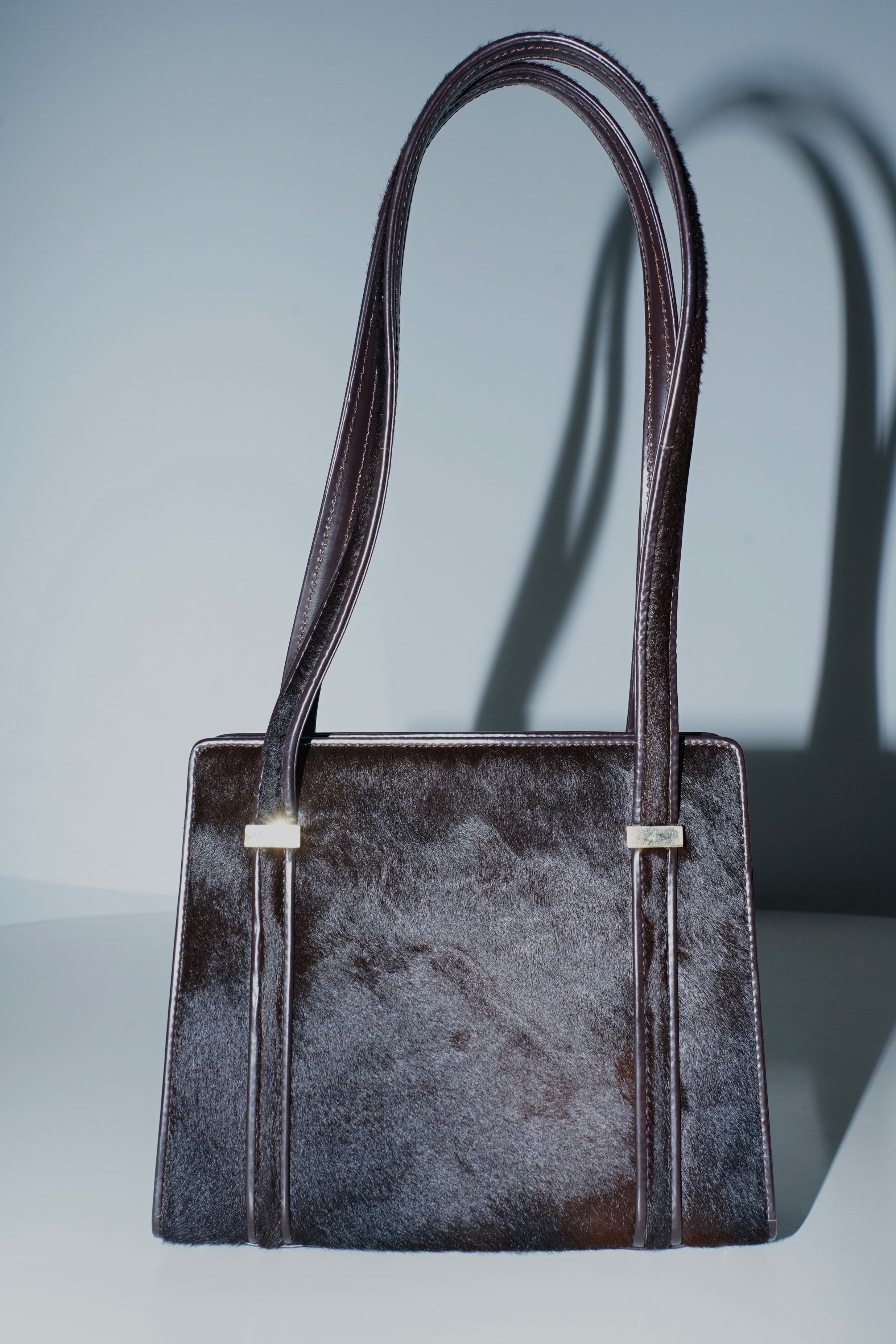 Gucci + Tom Ford FW1996 Brown Pony Hair Bag