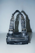 Chloé FW2003 Black Leather Chain Bag