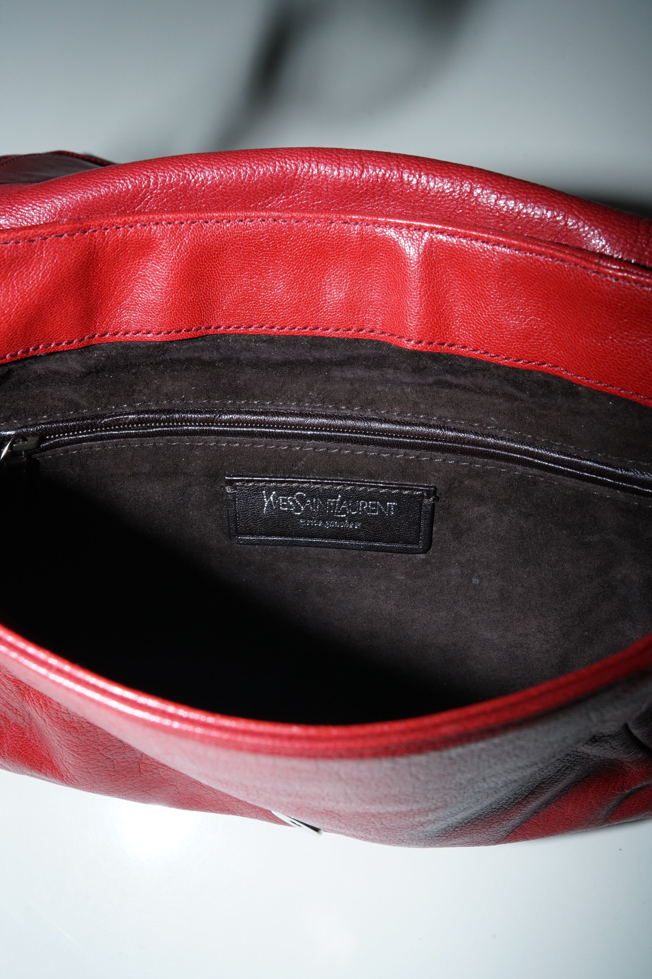 Yves Saint Laurent + Tom Ford SS2003 Nadja Red Leather Bag