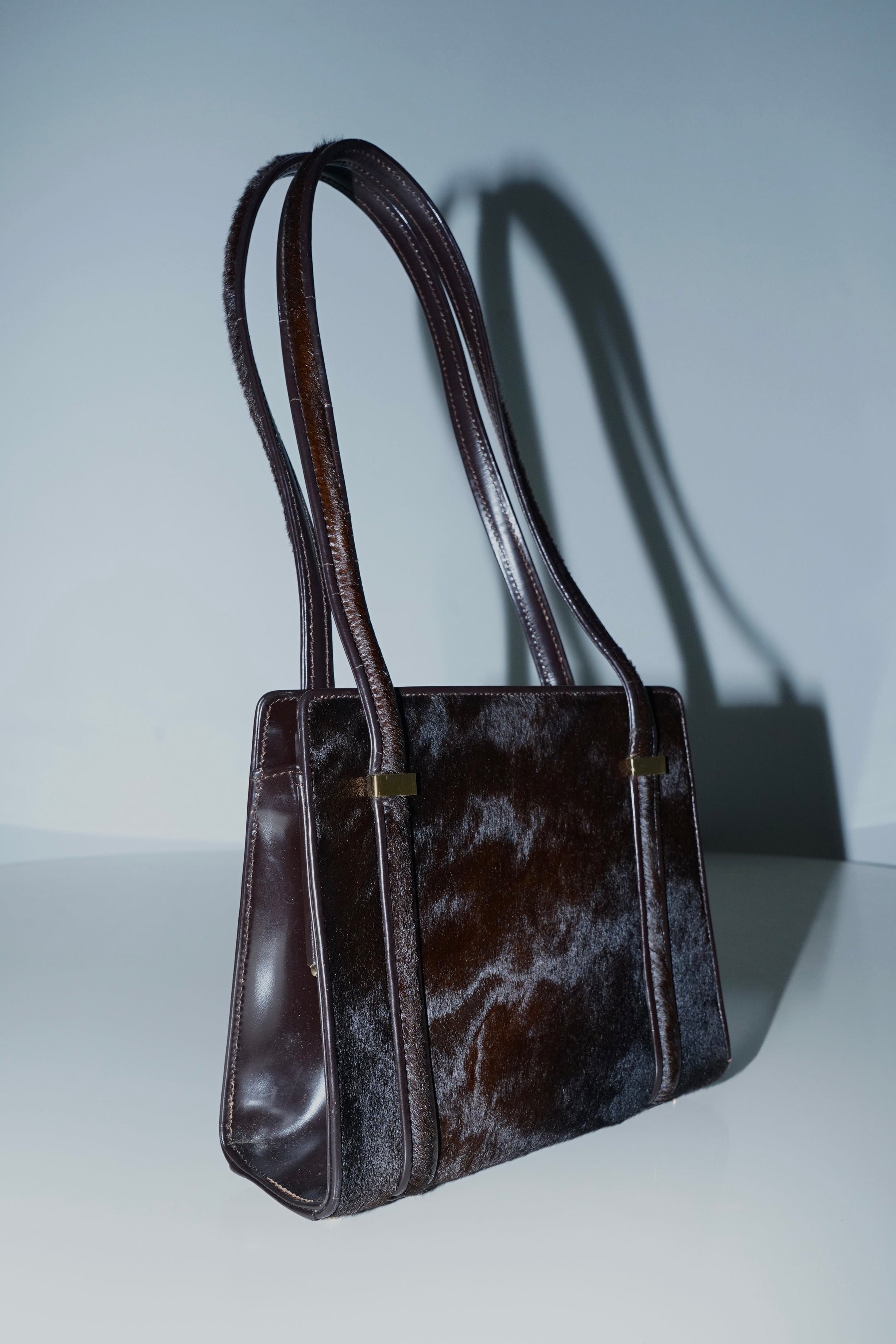 Gucci + Tom Ford FW1996 Brown Pony Hair Bag