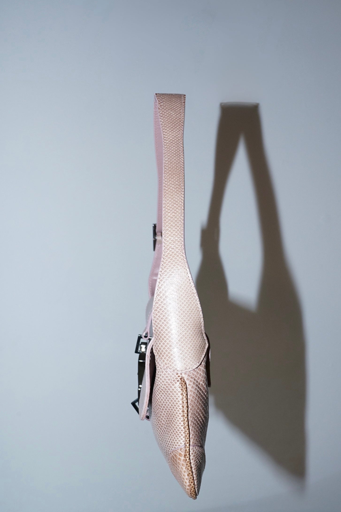 Gucci + Tom Ford Exotic Pink Snakeskin Mini Jackie Bag